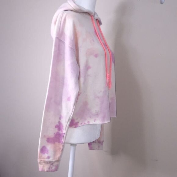 Wild Fable Junior’s Pink Tie-Dye Hoodie XS - Picture 2 of 7